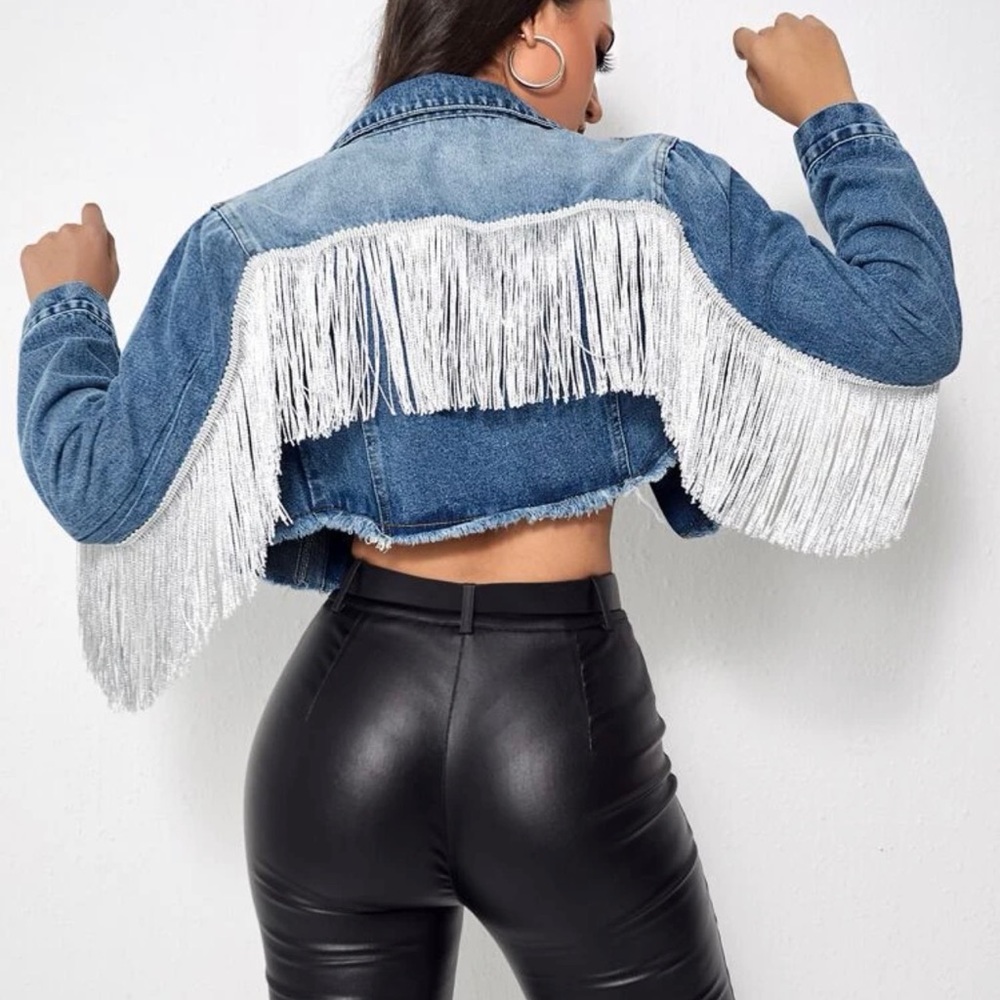Fringe Jean Jacket